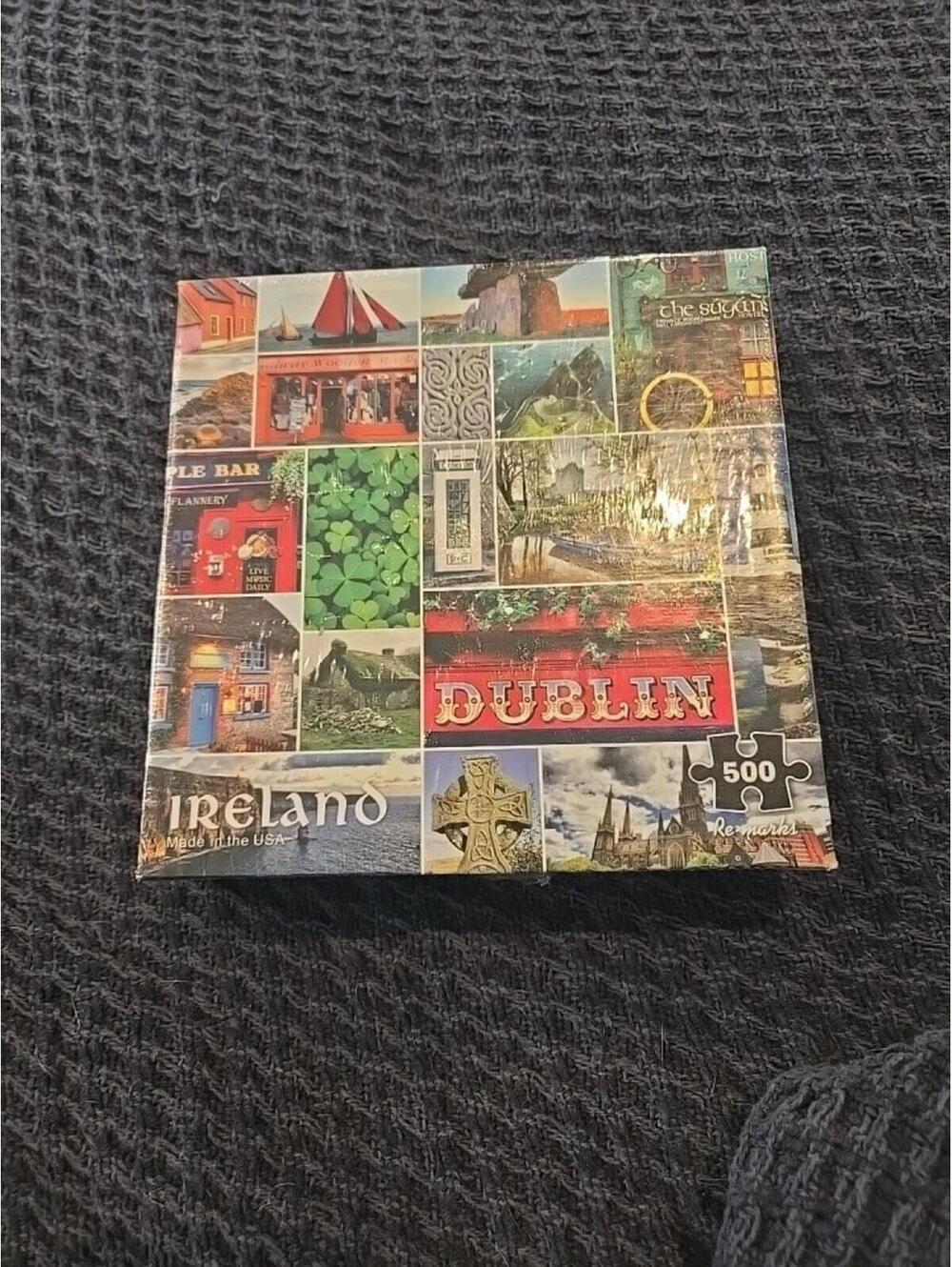 IRELAND 500 Piece Puzzle 15.5" x 18" By Re-Marks Made in USA Age 12+ Sealed NEW